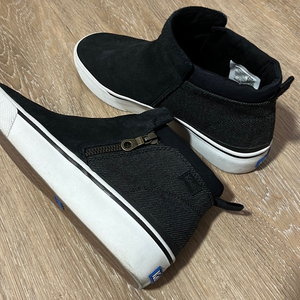 Keds High Top, Size 7, Black